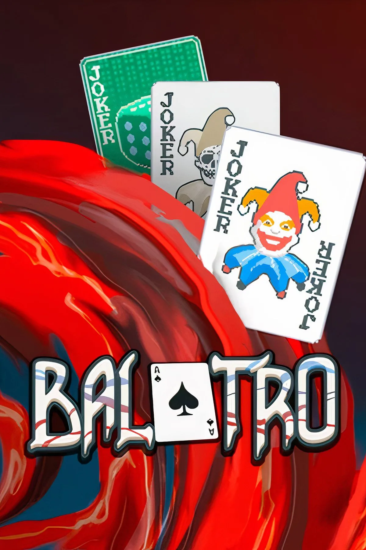 Giao diện game Balatro với các lá bài poker được tùy chỉnh, mang đến trải nghiệm roguelike độc đáo cho người chơi.