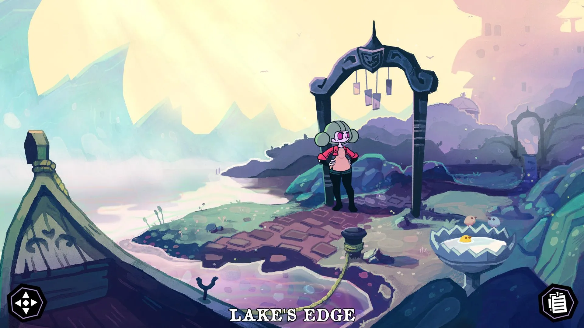 Giao diện gameplay Tangle Tower với nhân vật độc đáo