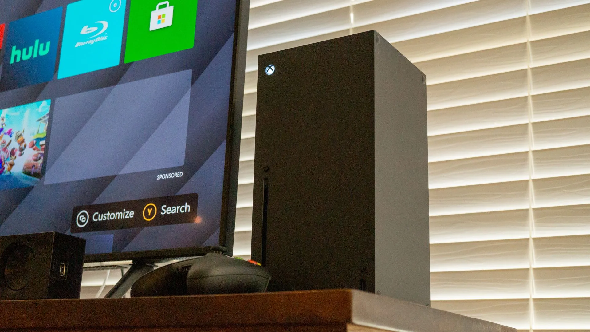 Giao diện menu game trên Xbox Series X