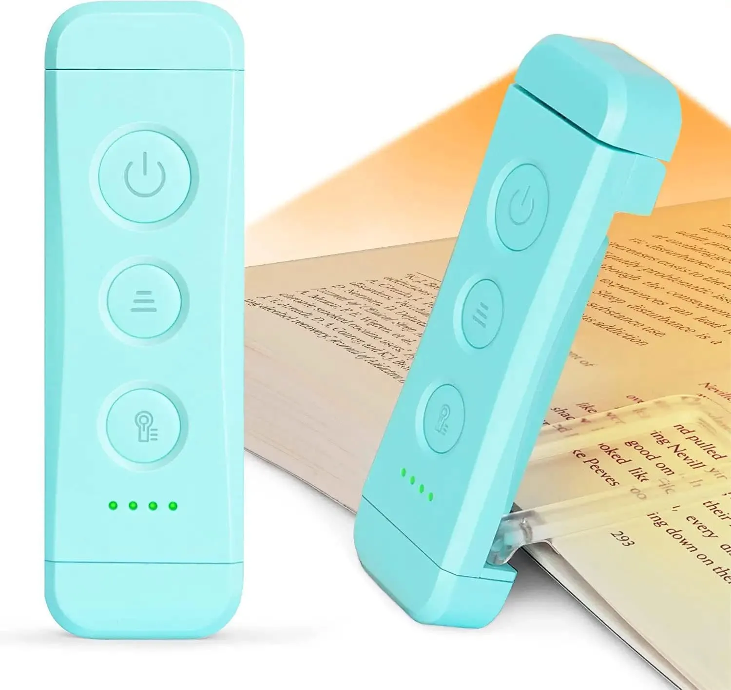 Glocusent Book Light kẹp trên sách, dễ dàng điều chỉnh