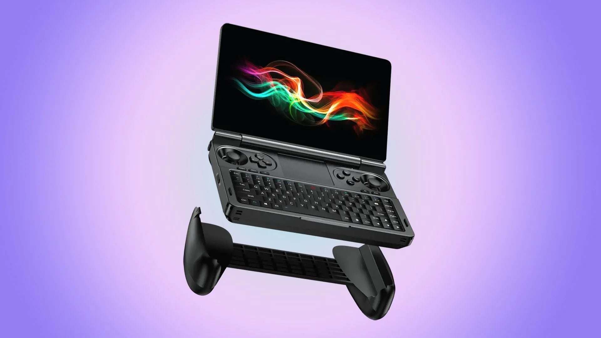 GPD Win Mini 2025, thiết bị chơi game cầm tay lai laptop với bàn phím và màn hình gập