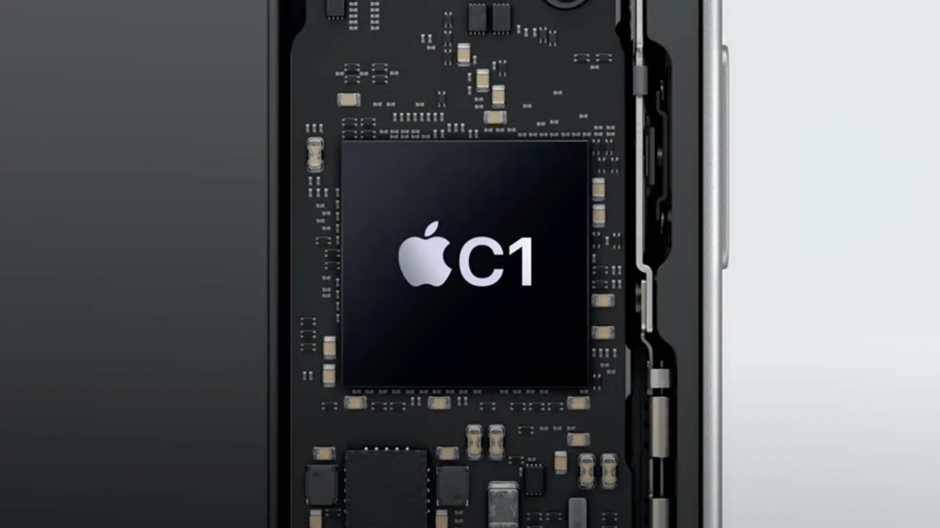 Hình ảnh minh họa modem C1 do Apple tự phát triển