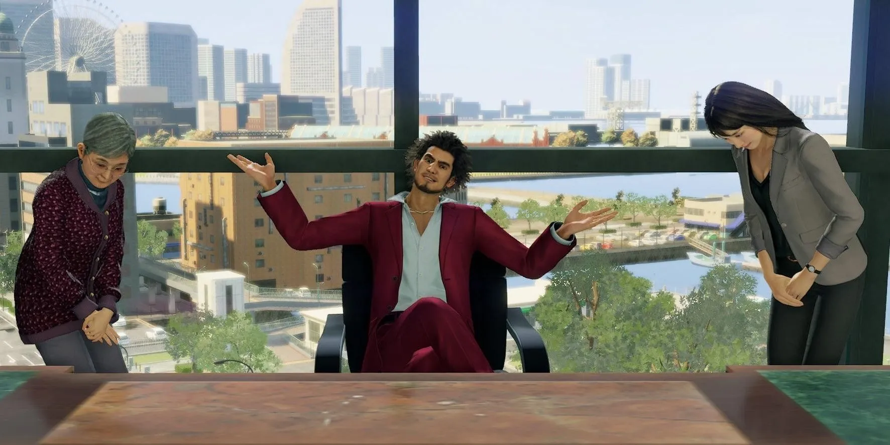 Ichiban Kasuga điều hành Ichiban Holdings trong Yakuza Like A Dragon