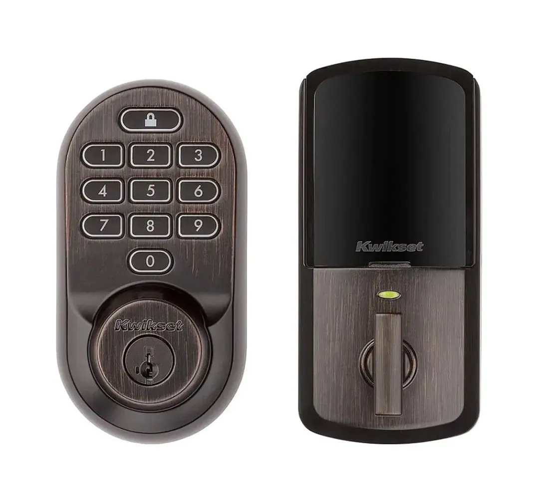 Khóa thông minh Kwikset Halo màu đồng sang trọng tích hợp Wi-Fi