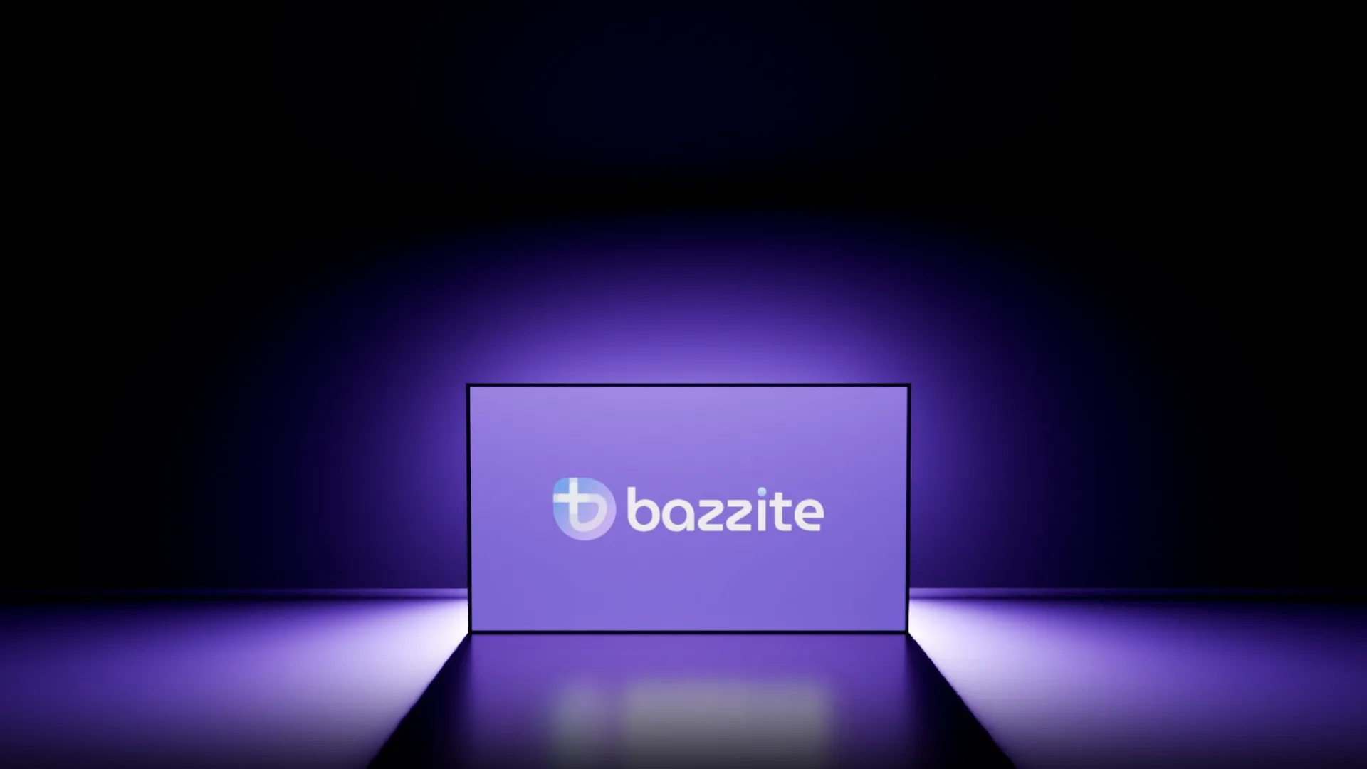 Logo Bazzite OS trên màn hình máy tính, hệ điều hành gaming Linux