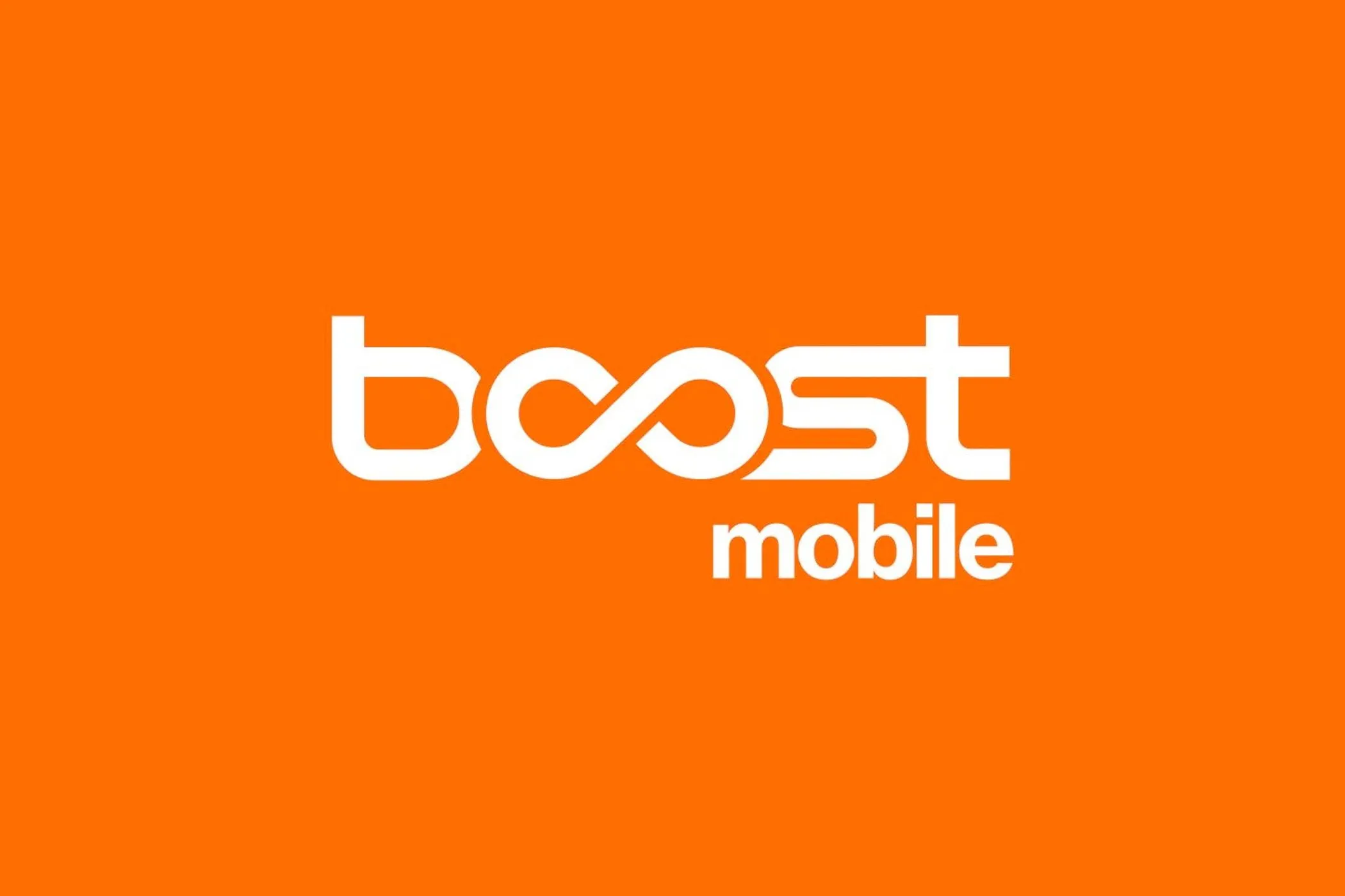 Logo Boost Mobile trên nền màu cam, biểu tượng của nhà mạng cung cấp iPad và Apple Watch