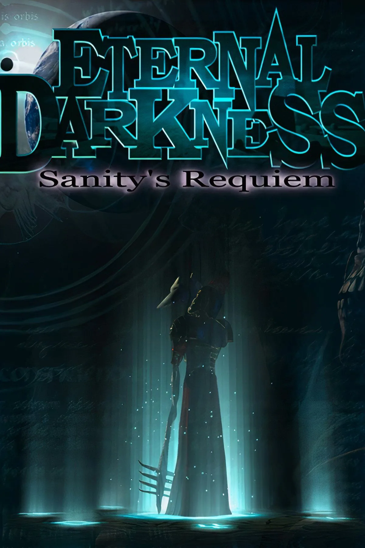 Màn hình hiển thị Sanity Meter và các hiệu ứng méo mó trong Eternal Darkness