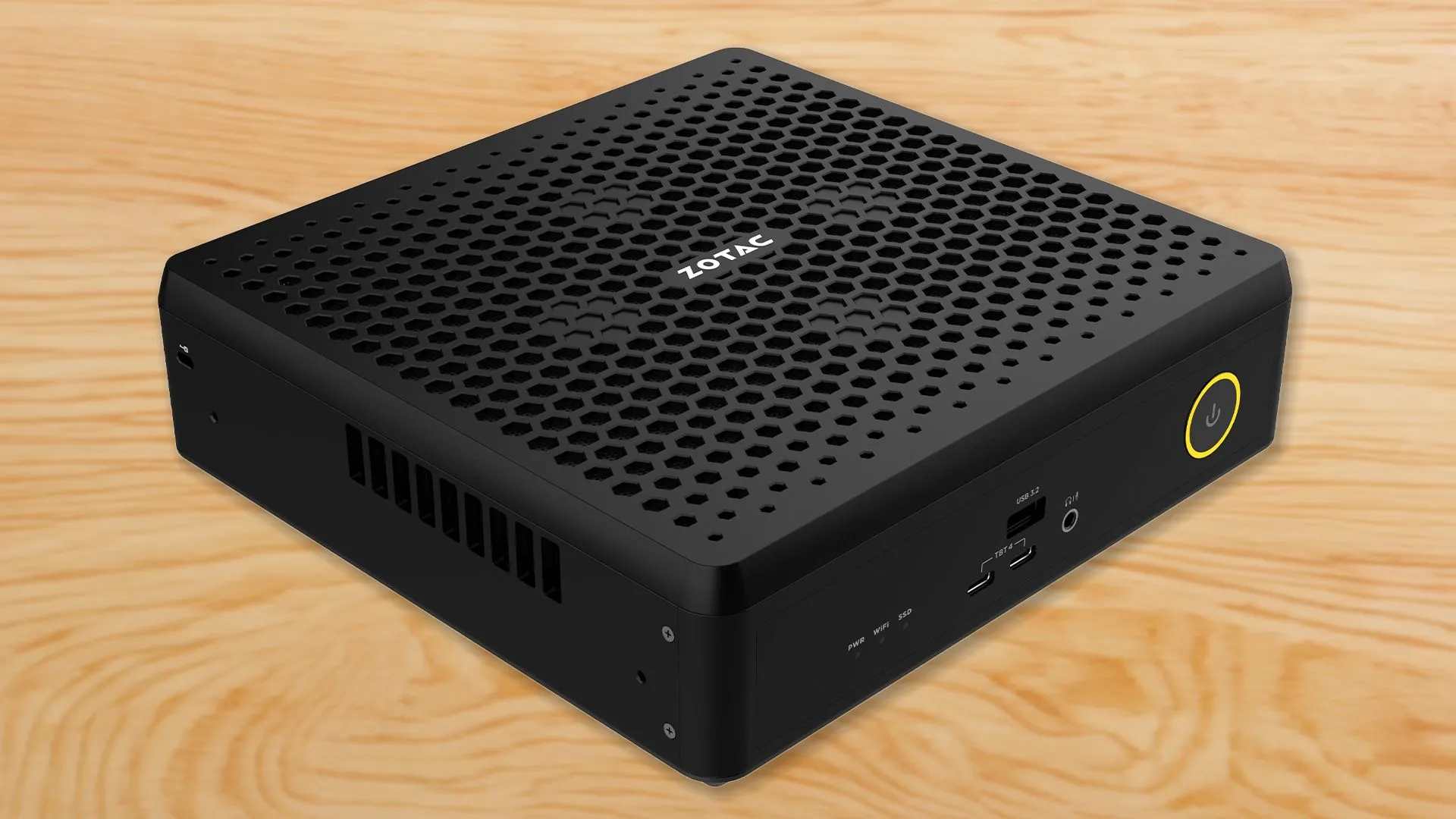 Máy tính mini Zotac ZBOX MAGUS nhỏ gọn chứa GPU desktop RTX 5060 Ti mạnh mẽ.