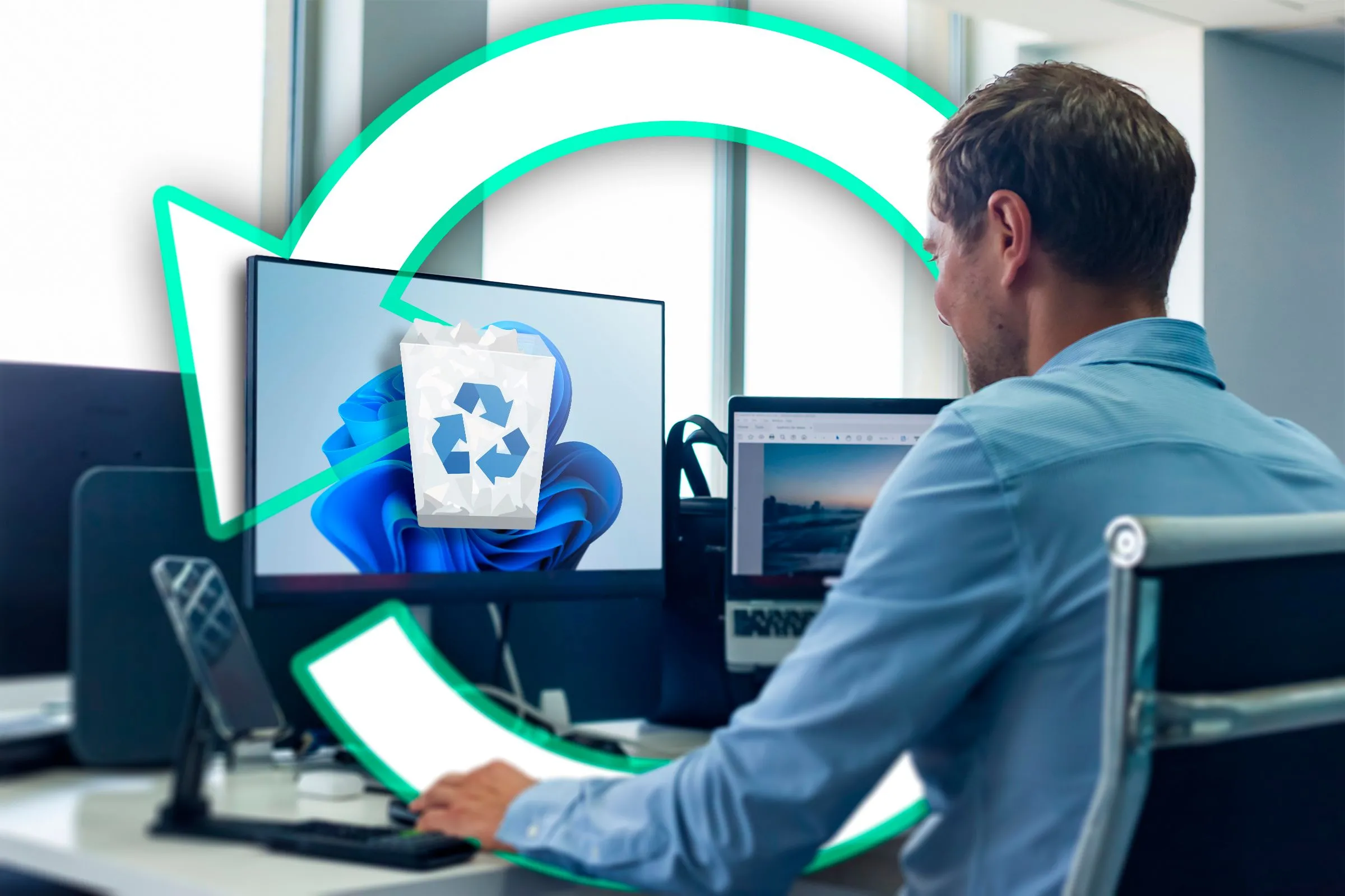 Mối nguy phục hồi dữ liệu từ Recycle Bin sau khi xóa file thông thường.