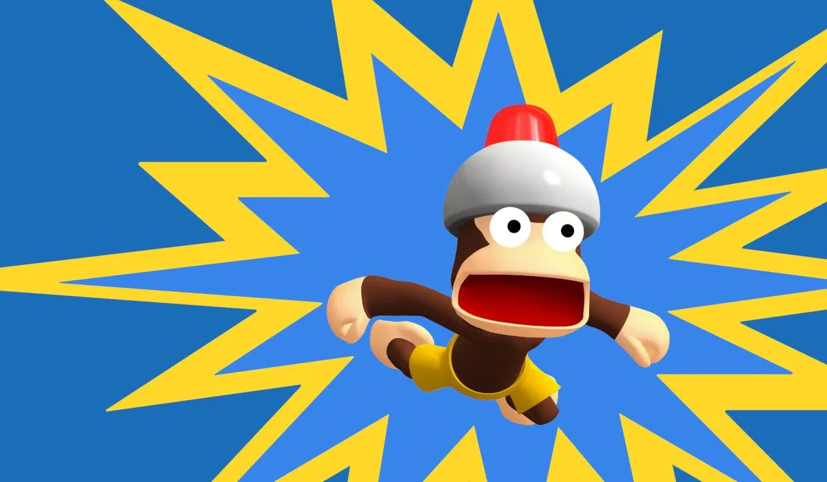 Một chú khỉ thông minh từ tựa game platformer 3D kinh điển Ape Escape trên PS1