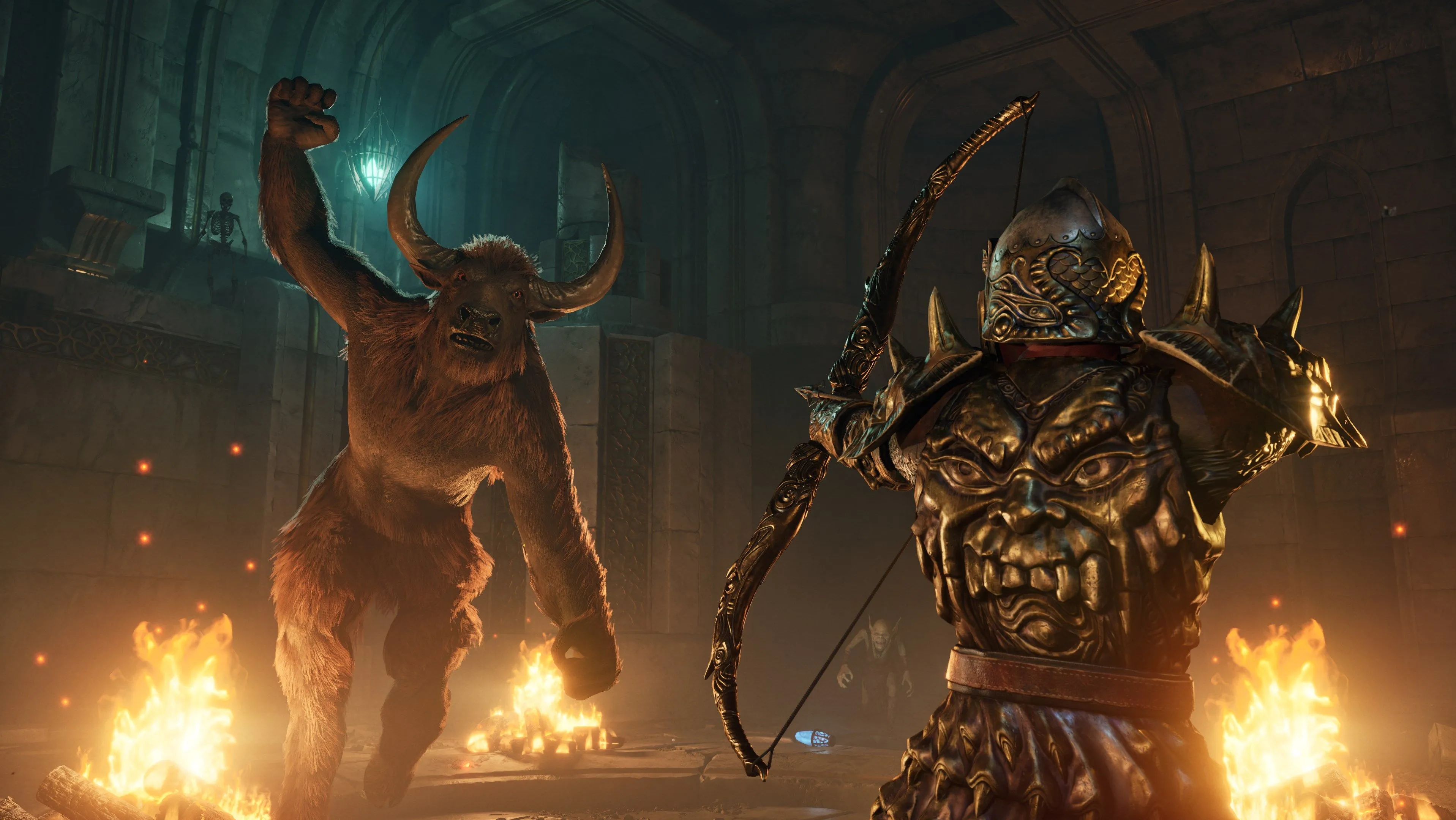 Một khung cảnh thiên nhiên rộng lớn với cây cối và hồ nước trong The Elder Scrolls IV: Oblivion Remastered.