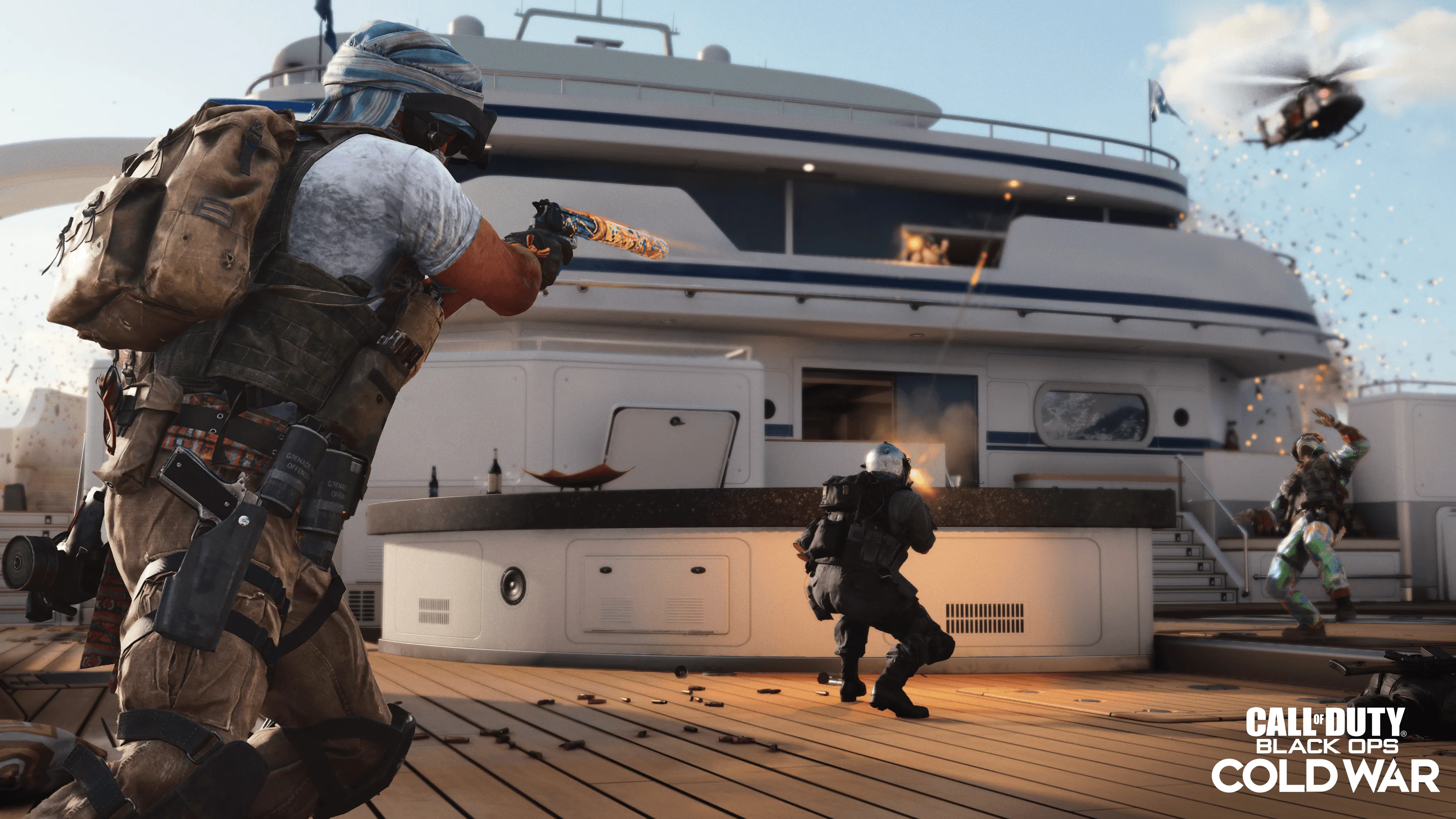Một người lính đang giao tranh trong Call of Duty Black Ops, nơi ẩn chứa game phiêu lưu văn bản Zork.