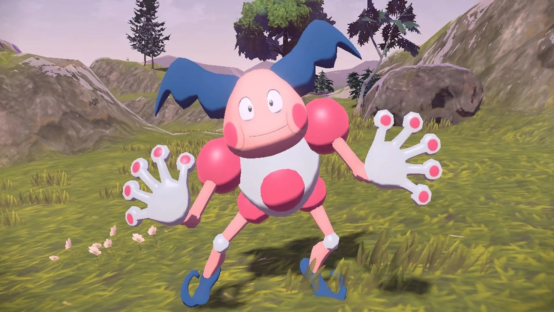 Mr. Mime đang tạo bức tường vô hình trong Pokémon Legends: Arceus