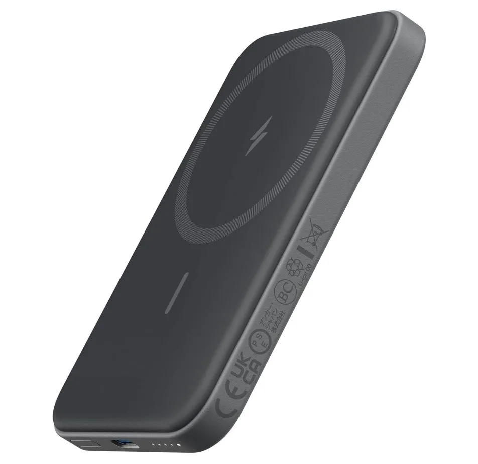 Pin sạc dự phòng từ tính Anker 321 PowerCore 5K tiện lợi cho iPhone với khả năng sạc không dây MagSafe