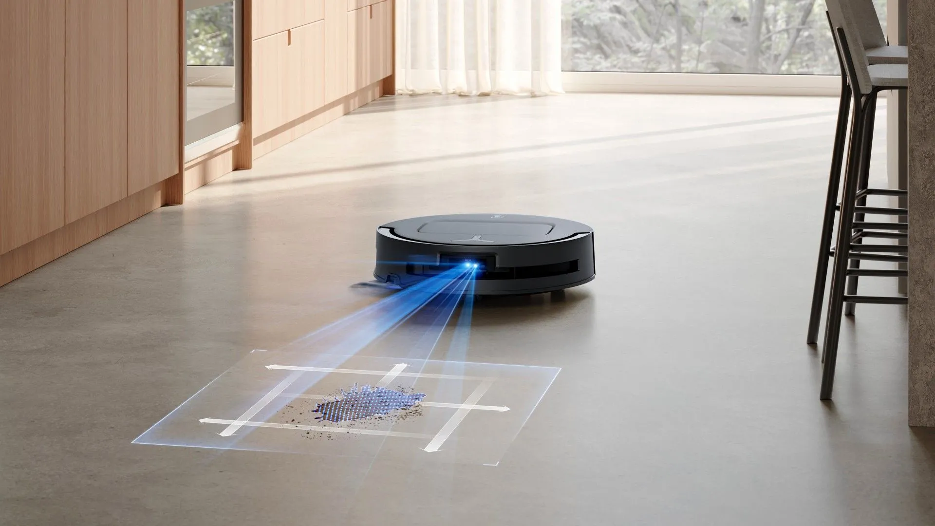 Robot hút bụi Ecovacs Deebot T80 Omni và X9 Pro Omni với công nghệ AI giúp làm sạch hiệu quả hơn.