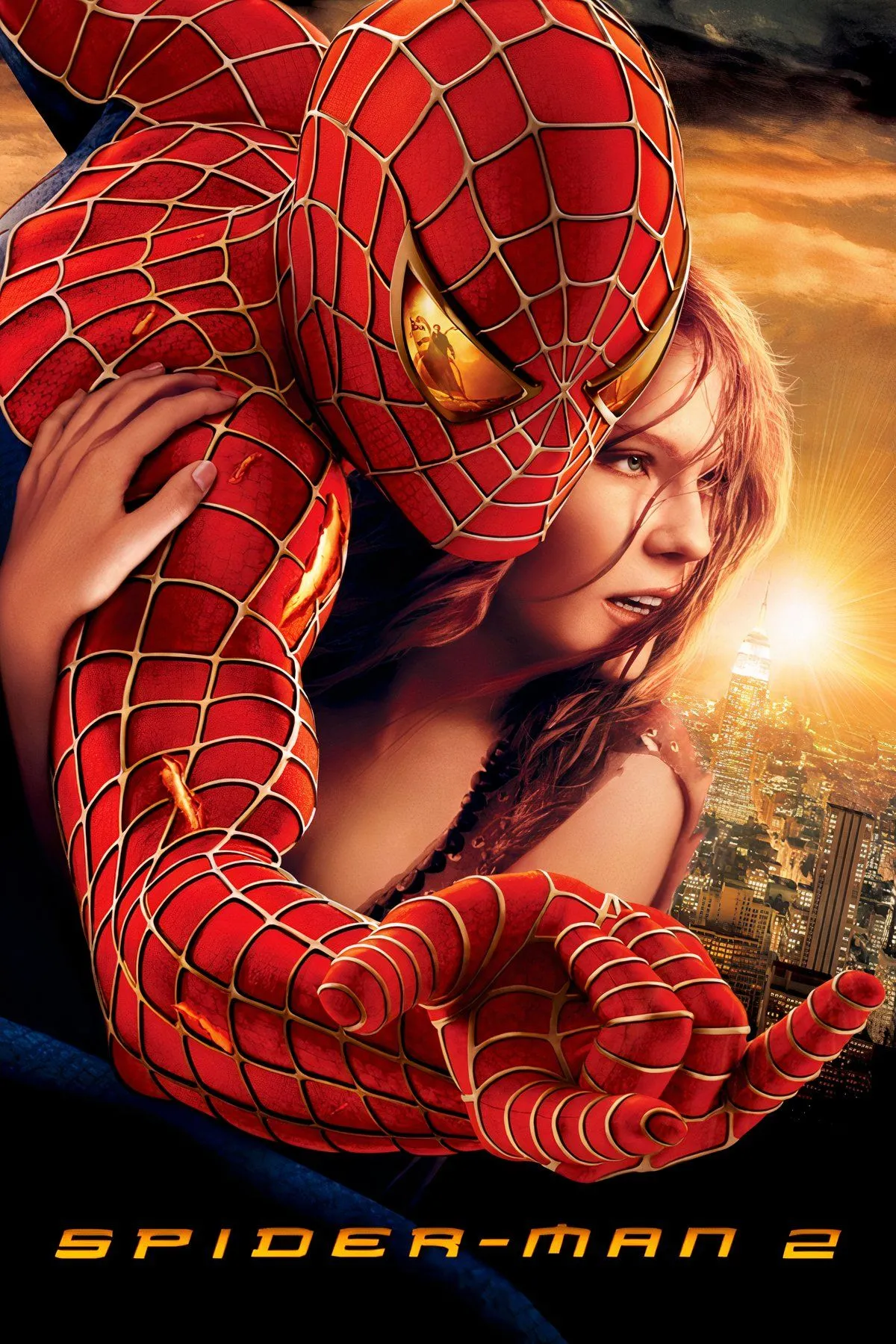 Spider-Man đu tơ bay lượn trên bầu trời thành phố New York