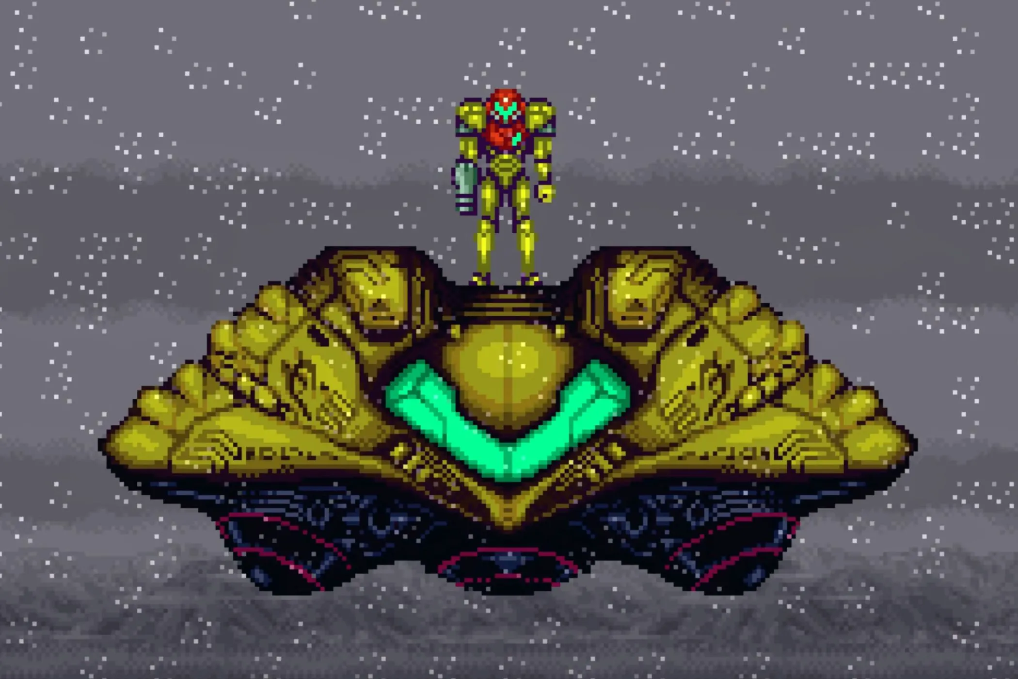 Super Metroid trên SNES, một ví dụ điển hình về đồ họa 2D đỉnh cao của kỷ nguyên 16-bit.