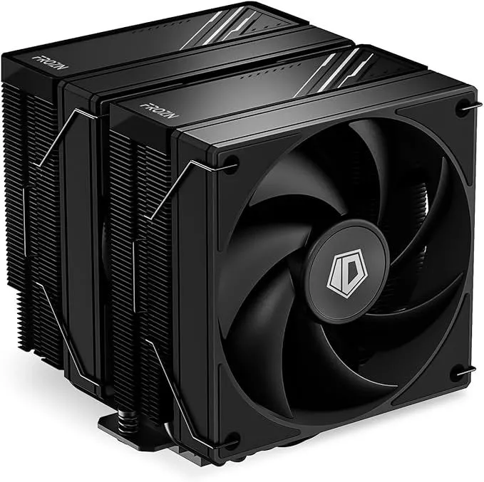 Tản nhiệt khí ID-COOLING FROZN A620 hai tháp màu đen, một giải pháp hiệu quả cho việc làm mát CPU mà không tốn quá nhiều chi phí.