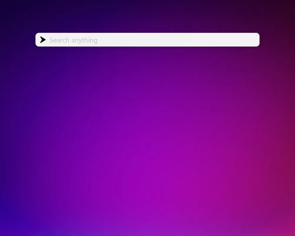Thanh tìm kiếm của Fluent Search.