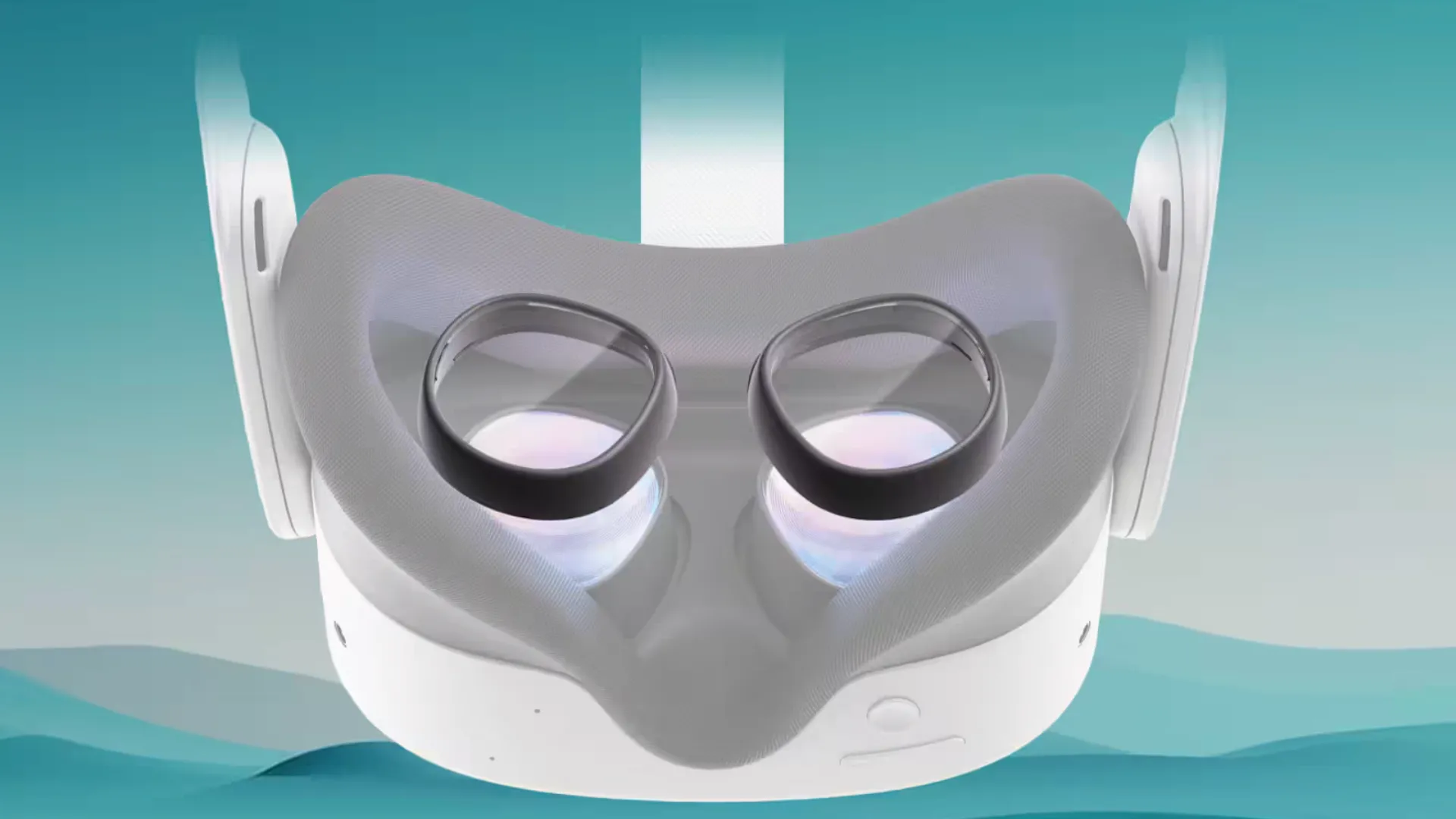 Thấu kính thuốc chuyên dụng đang được gắn vào tròng kính bên trong của tai nghe Meta Quest 3