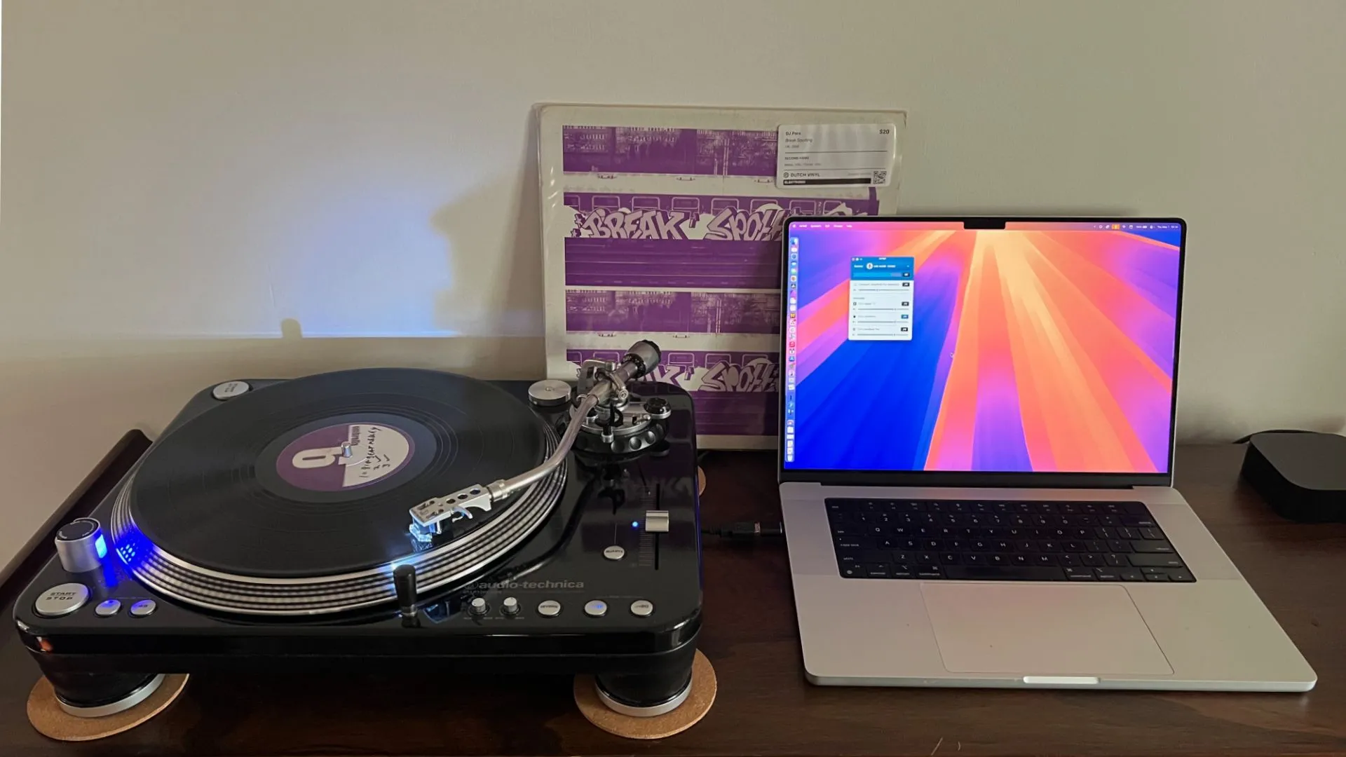 Thiết lập MacBook Pro phát nhạc từ mâm đĩa than qua Airfoil tới loa HomePod