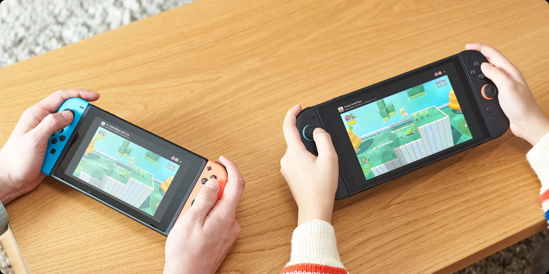 Tính năng GameShare của Nintendo Switch 2 cho phép chia sẻ trò chơi với các hệ máy Switch đời đầu, mang lại trải nghiệm tiện lợi.