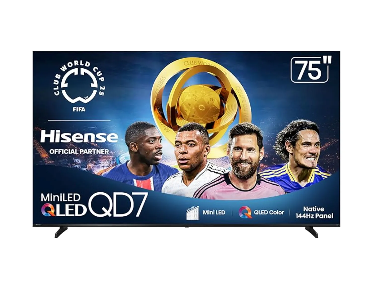 Tivi Hisense QD7 Mini-LED 75 inch hiển thị hình ảnh chất lượng cao