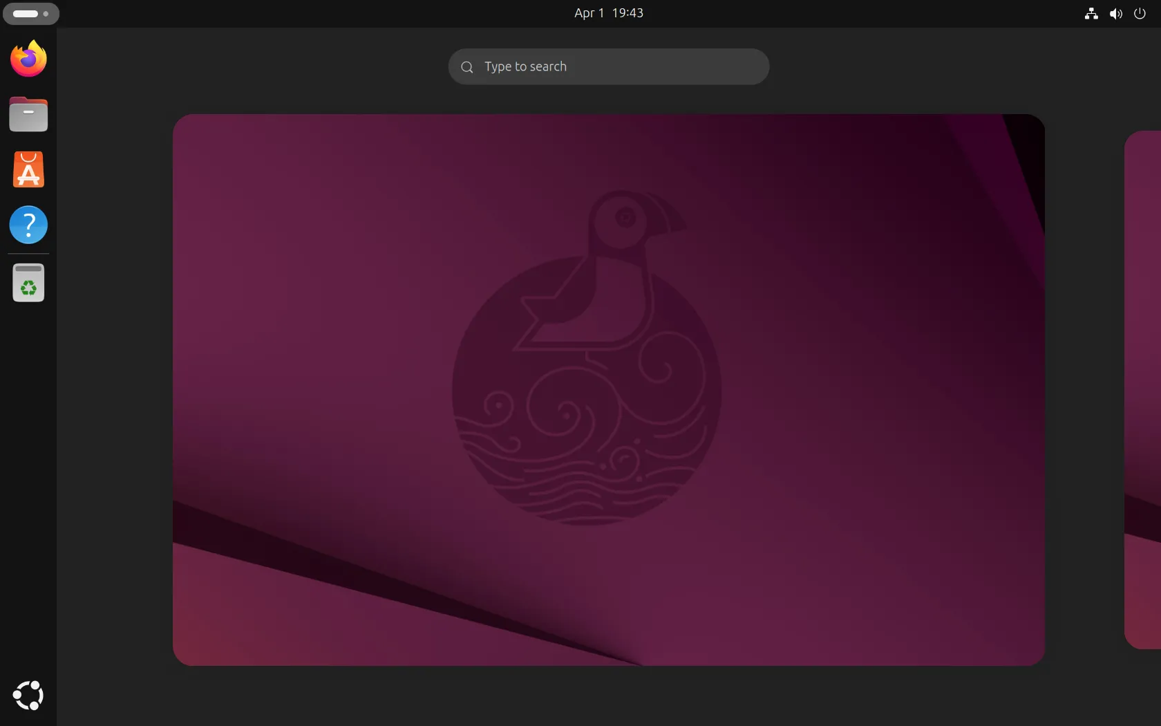 Tổng quan giao diện desktop của Ubuntu 25.04