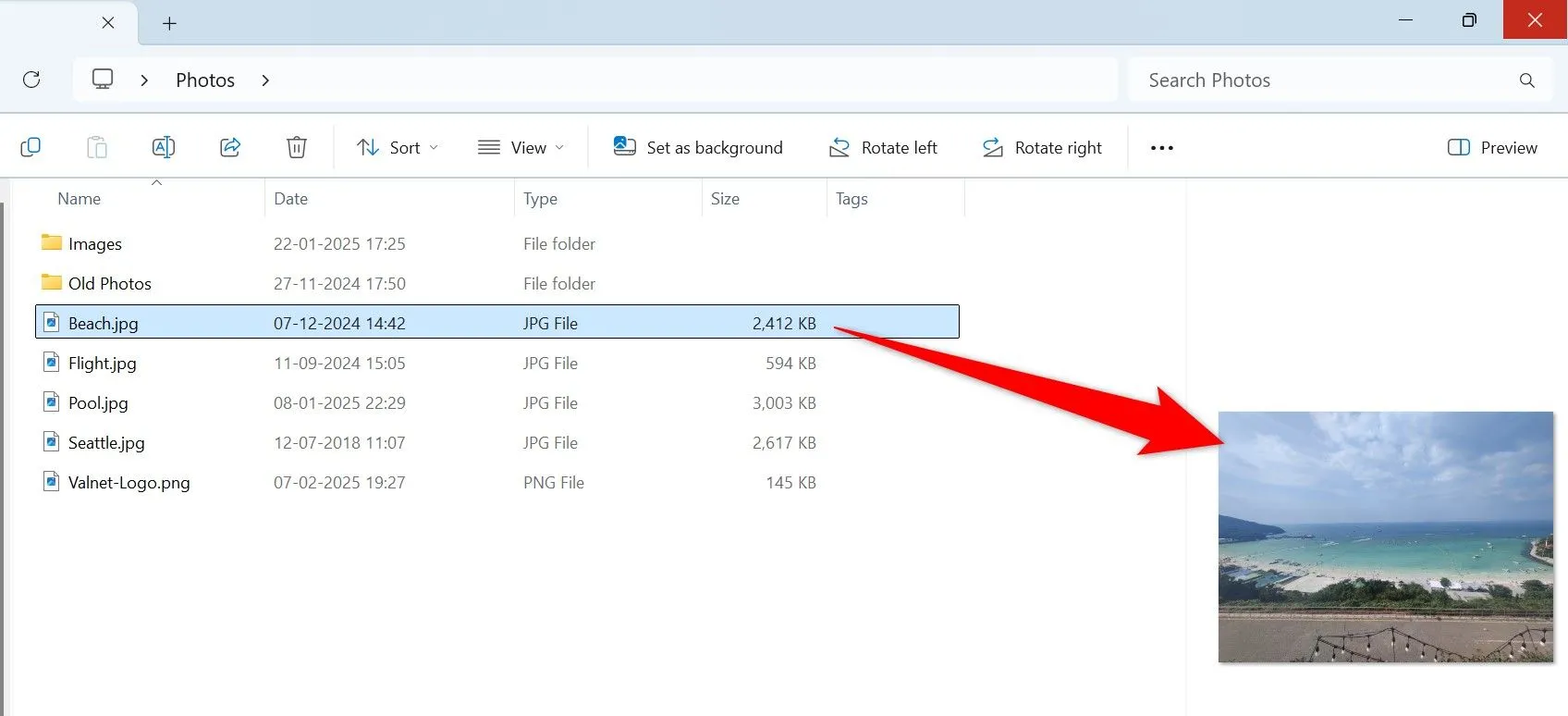 Xem trước file PDF trong ngăn Preview Pane của File Explorer