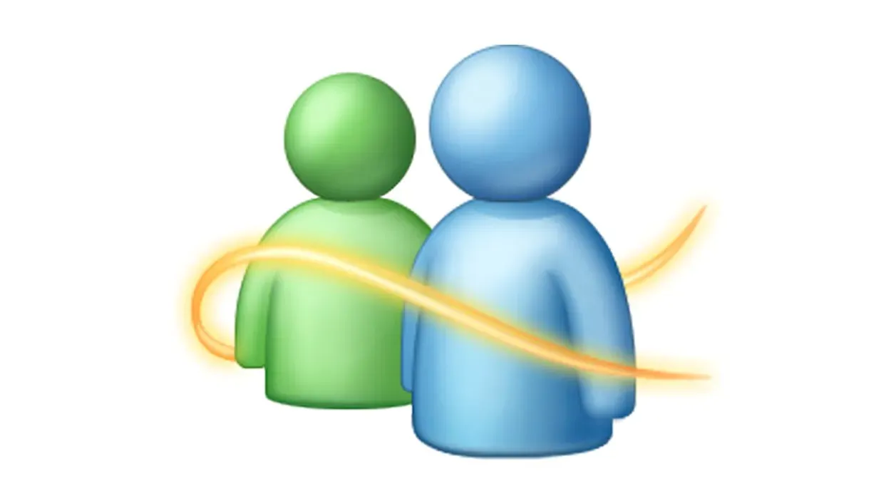 Biểu tượng MSN Messenger màu xanh lá cây quen thuộc với logo cánh bướm, đại diện cho kỷ nguyên nhắn tin tức thời của Microsoft.