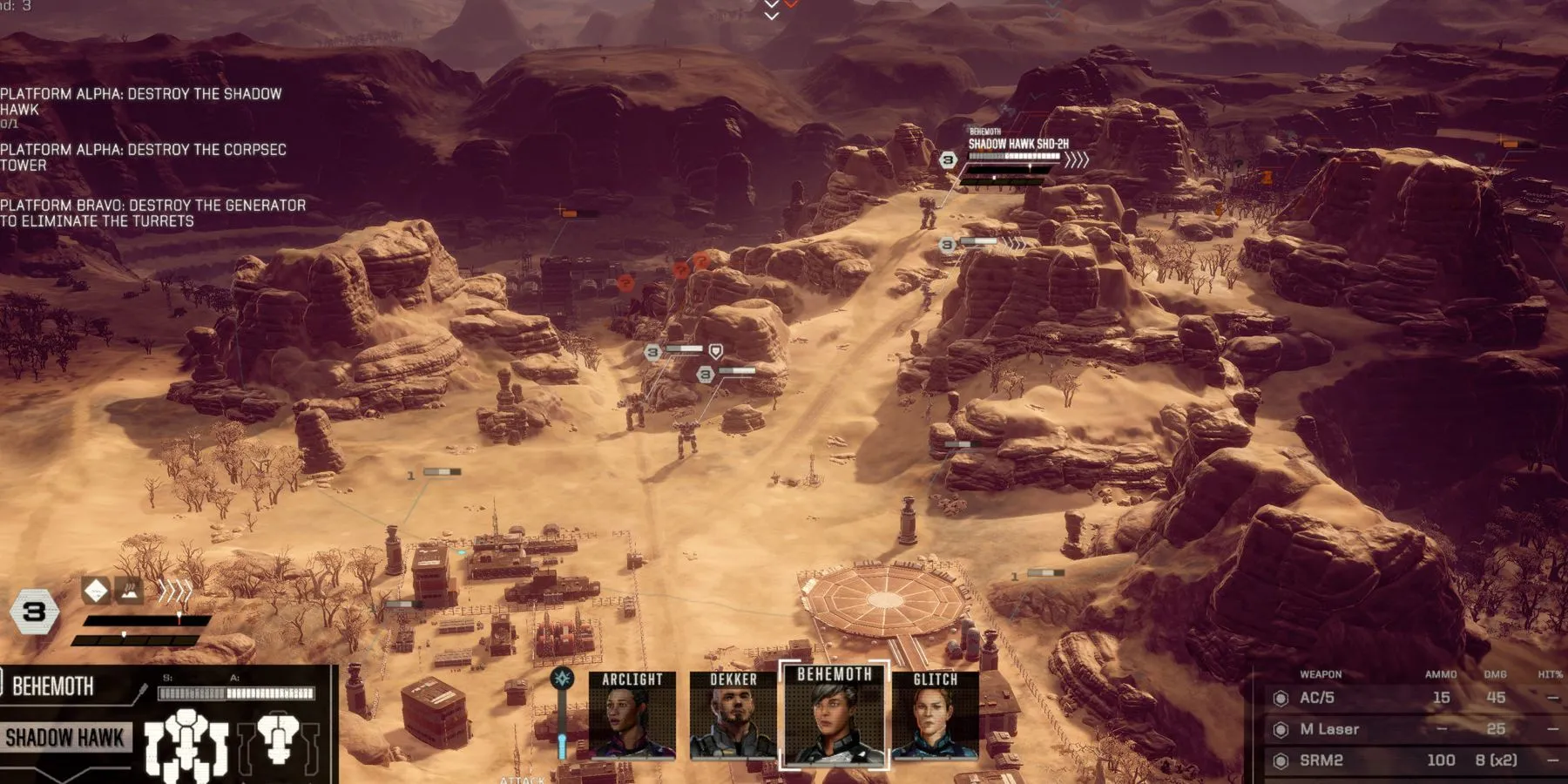 Cảnh chiến trường với các Mech trong game Battletech, thể hiện lối chơi chiến thuật robot