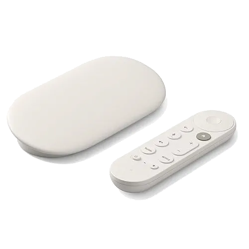 Đầu phát trực tuyến Google TV Streamer 4K màu trắng sang trọng