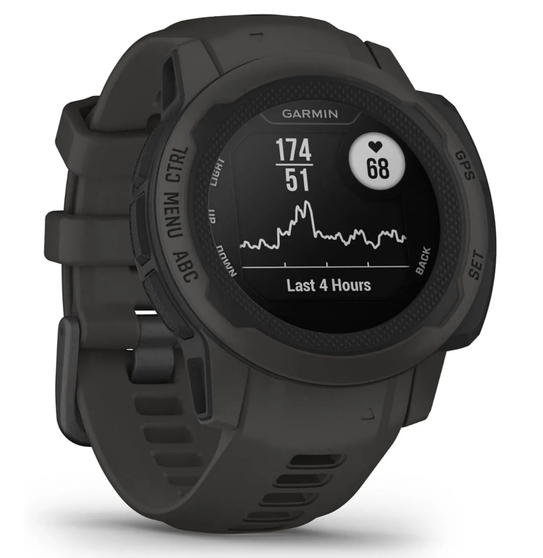 Đồng hồ thông minh Garmin Instinct 2S màu đen hiển thị thông báo