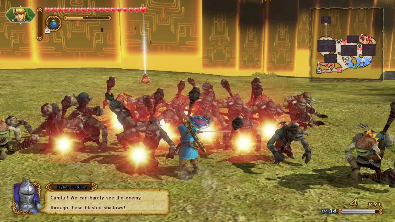 Game Hyrule Warriors chạy trên Nintendo Switch 2 với hiệu suất mượt mà