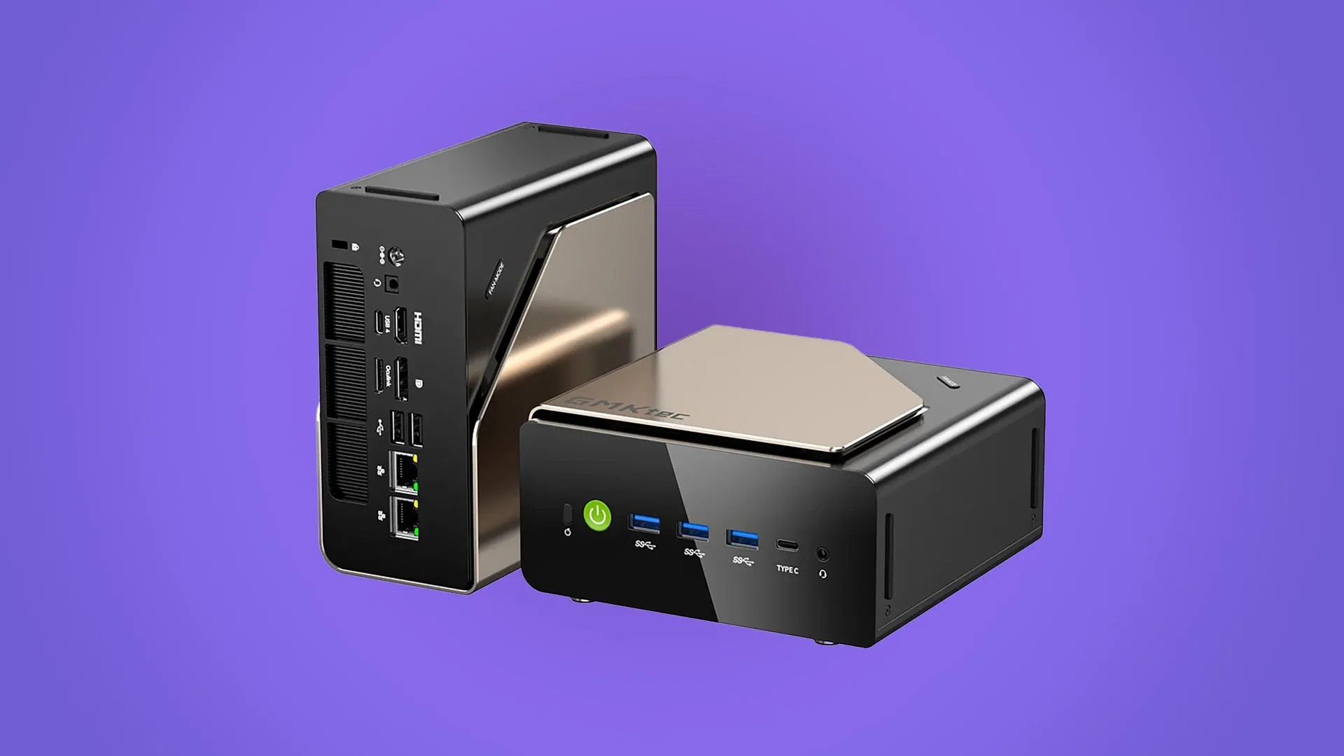 Hình ảnh một chiếc PC mini mạnh mẽ với bộ xử lý Intel Core Ultra 9 và 64GB RAM