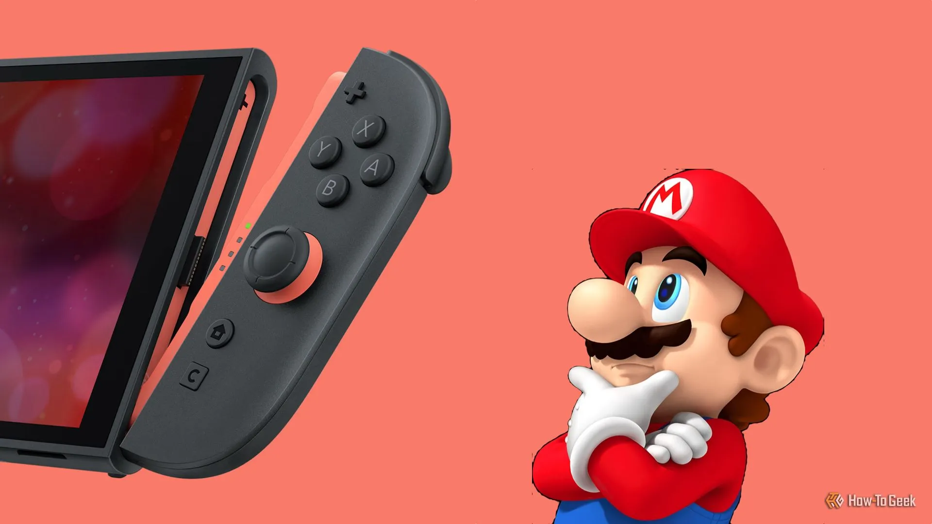 Mario thắc mắc về Nintendo Switch 2, biểu tượng nút C