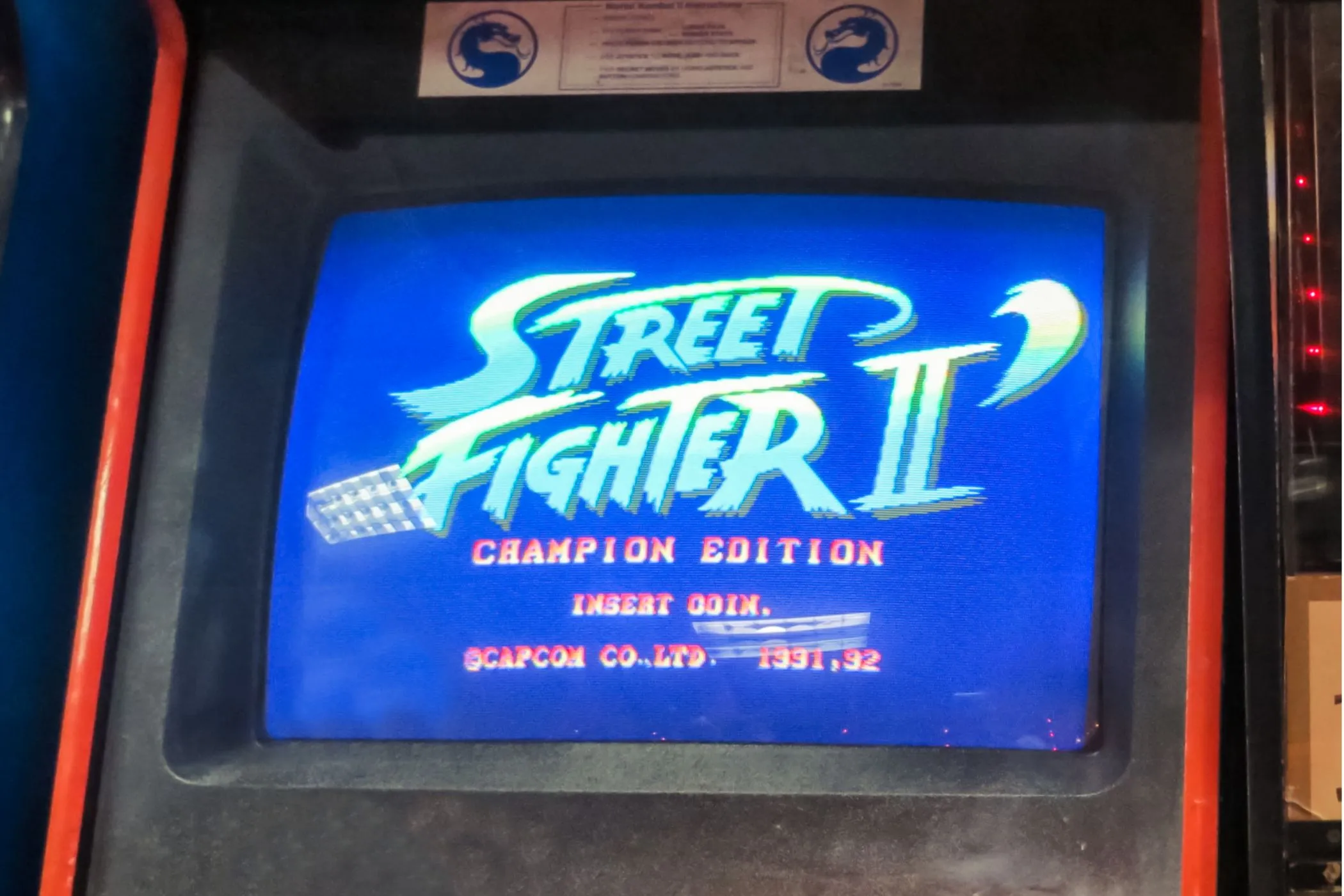 Thùng máy game arcade Street Fighter II Champion Edition cổ điển