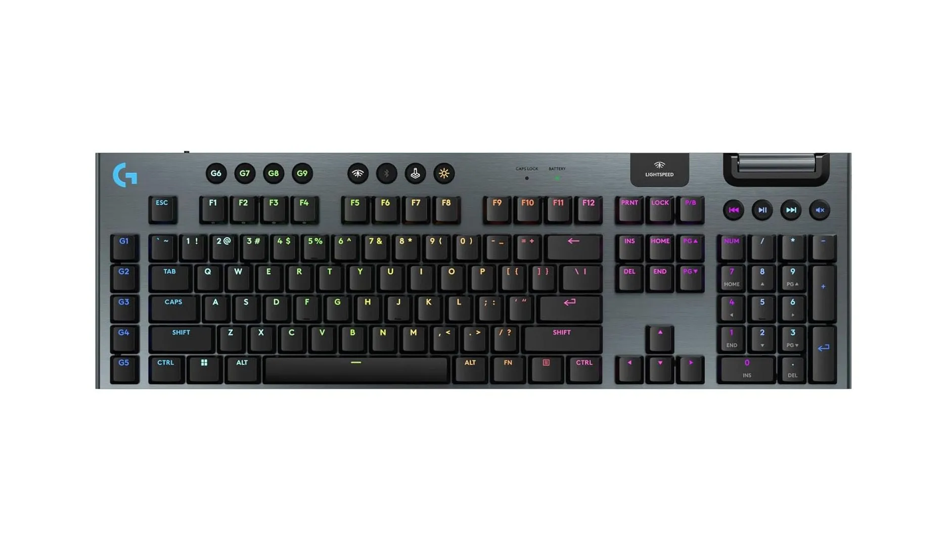 Bàn phím cơ không dây Logitech G915 X Lightspeed với đèn RGB