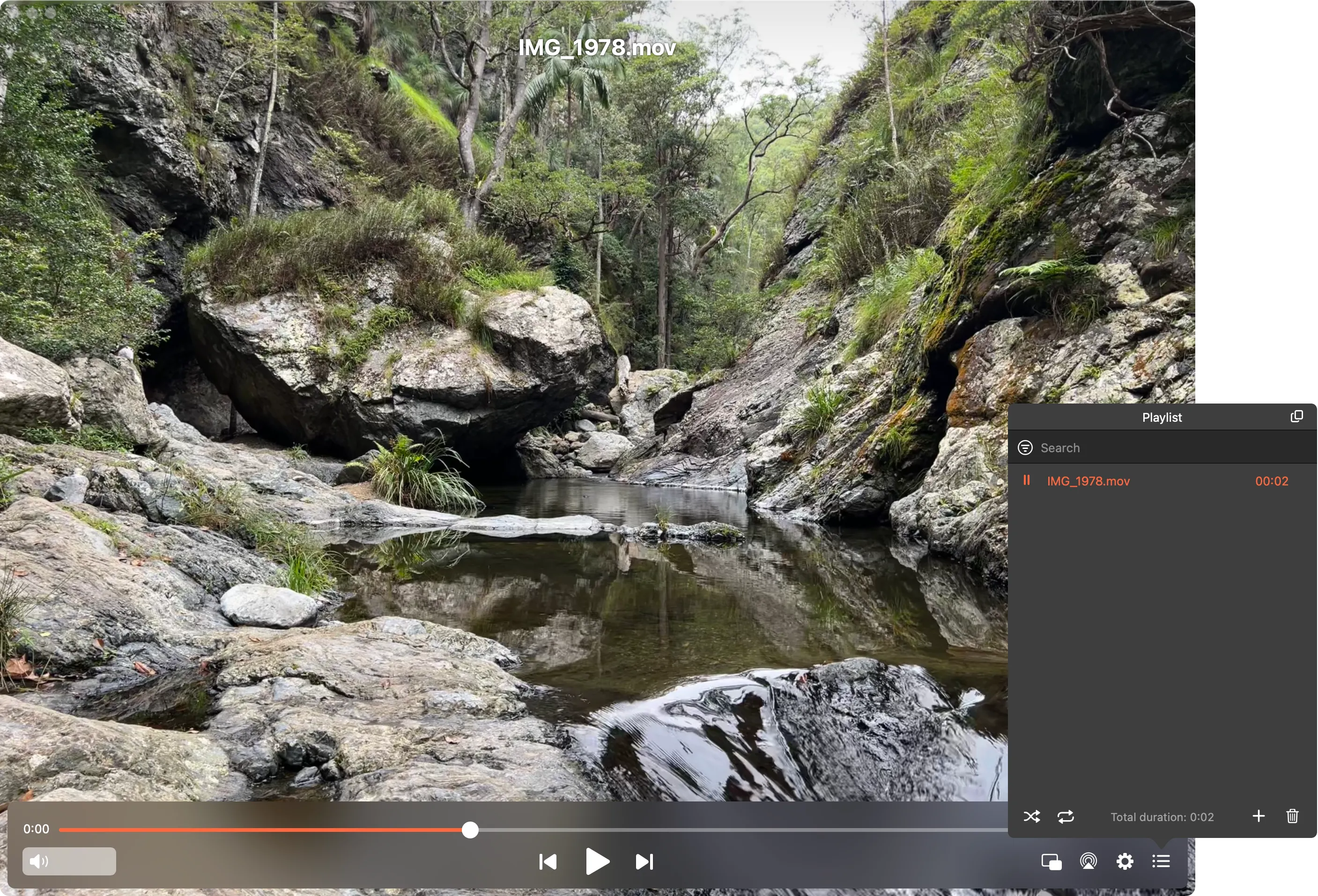 Elmedia Player với giao diện thân thiện người dùng trên macOS