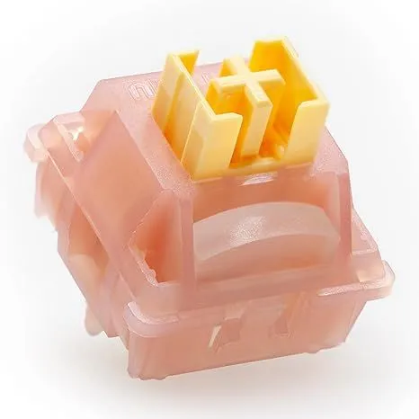 Hình ảnh cận cảnh switch cơ học Outemu Silent Peach V3