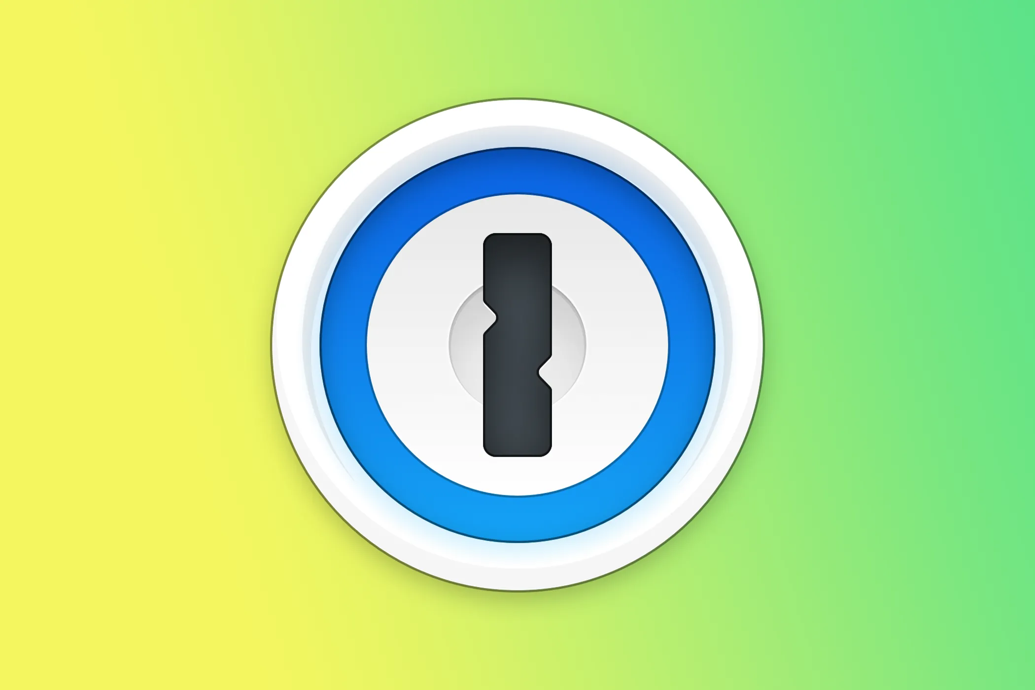 Logo 1Password với biểu tượng chìa khóa và số 1 trên nền xanh lá cây