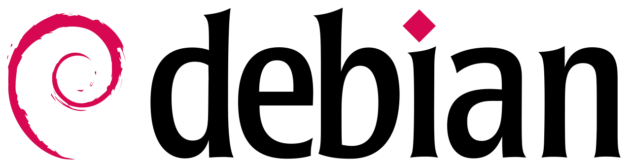 Logo Debian nằm ngang.