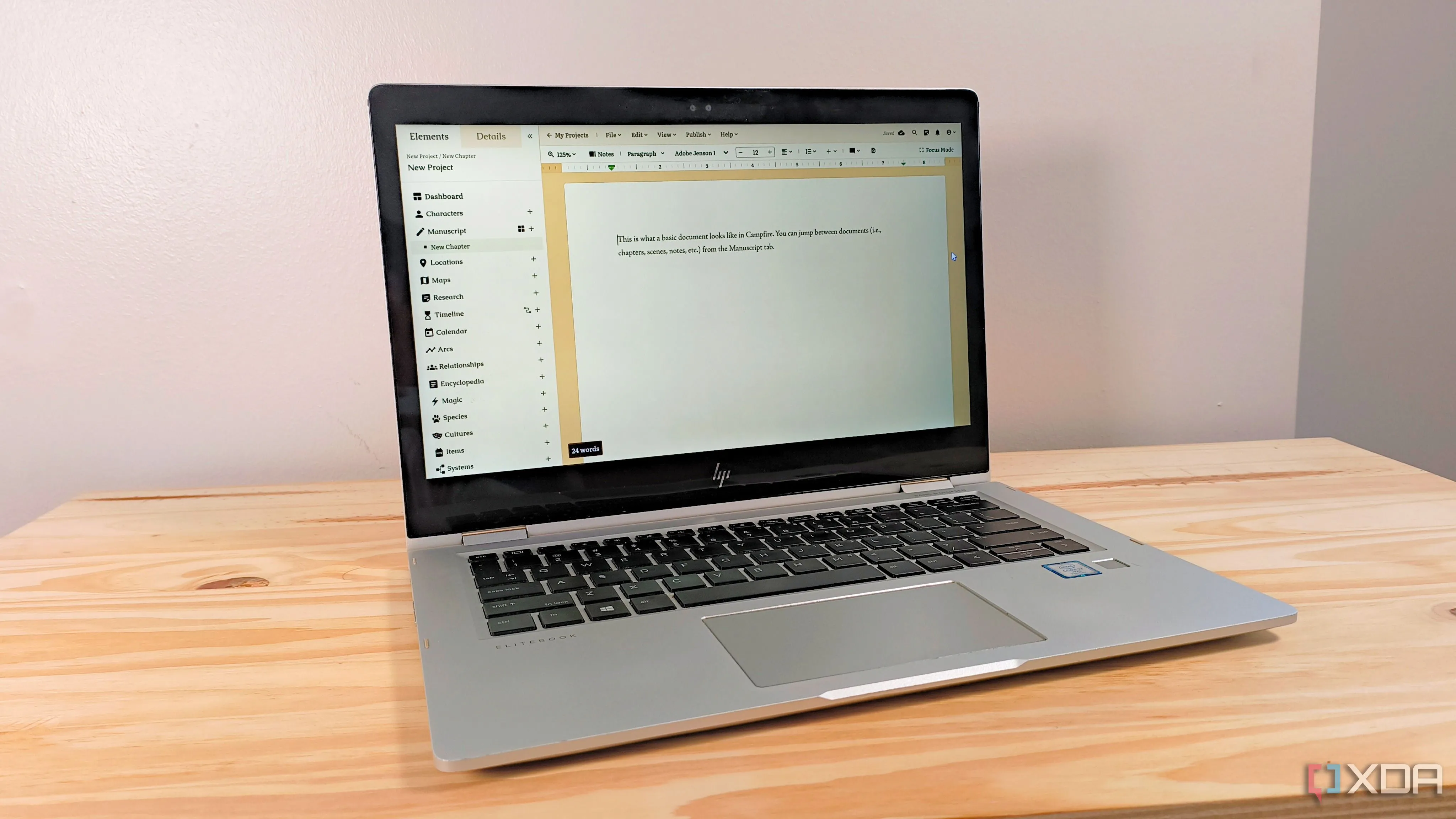 Ứng dụng viết web Campfire chạy mượt mà trên laptop sử dụng Fedora Linux, giải pháp tối ưu cho người dùng Linux