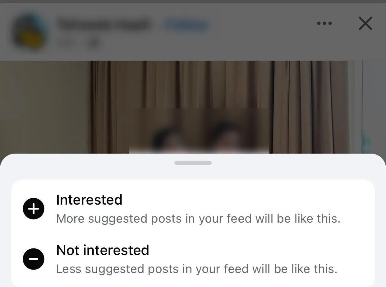 Yêu cầu Facebook hiển thị ít bài đăng đề xuất tương tự hơn trong bảng tin của chúng tôi